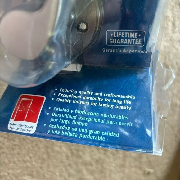 Schlage Right Hand Door Satin Nickel Finish Non-Turning Decorative Trim Handle - Picture 3 of 4